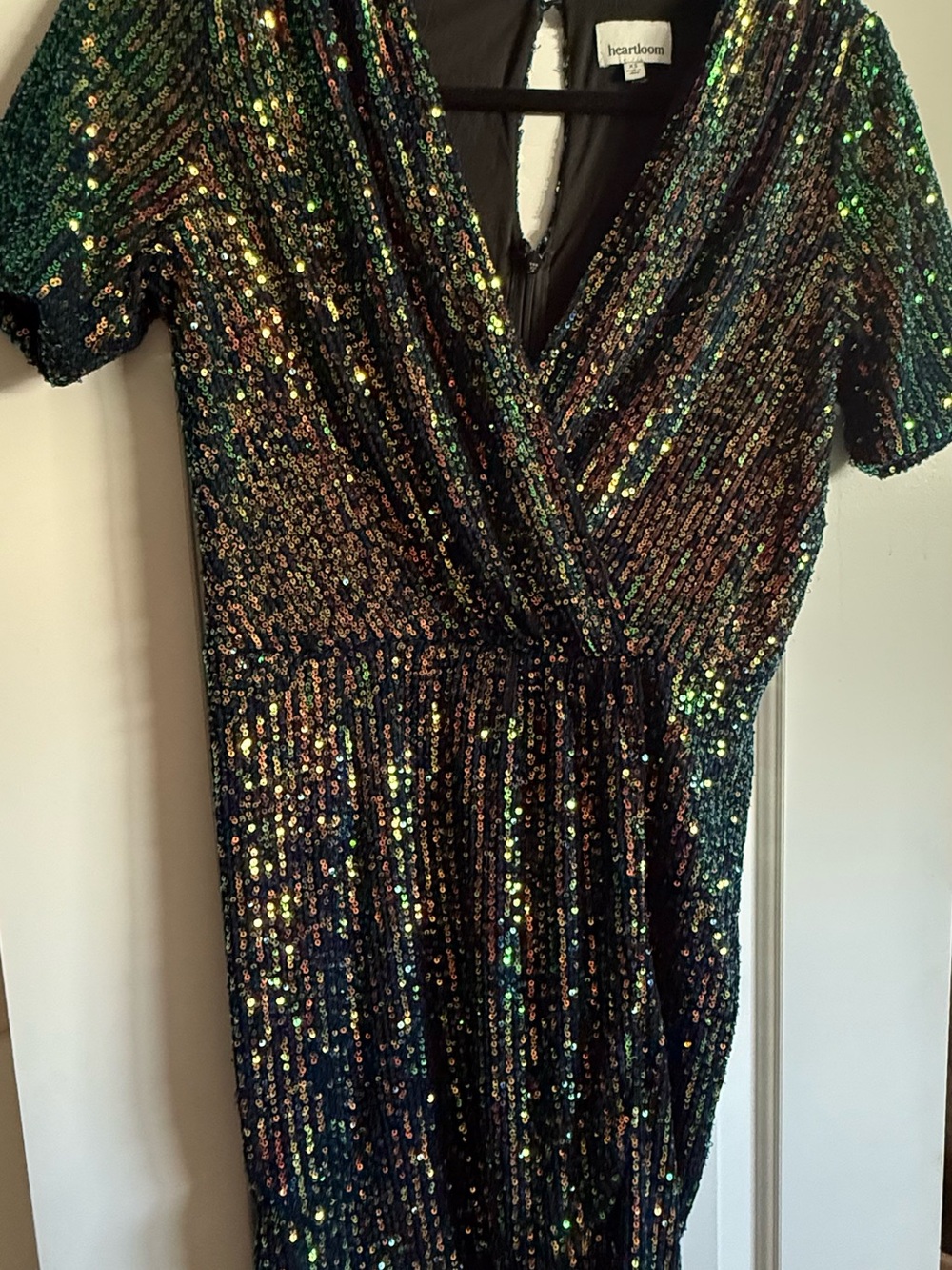 Heartloom Rainbow Sequin Women’s Disco Dress